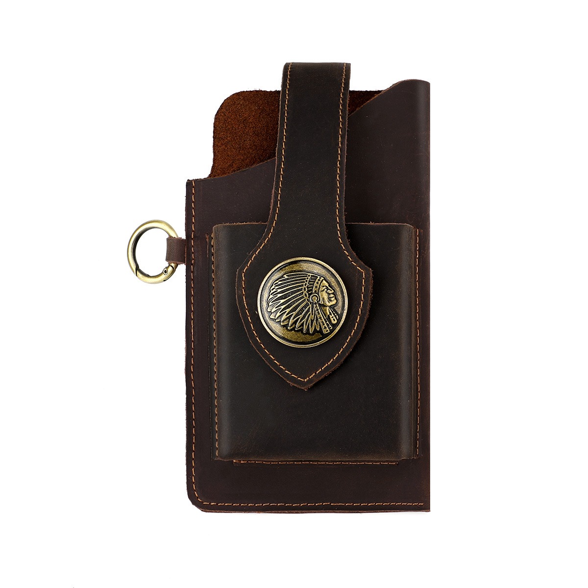 Leather Edc. Carry Pouch - Étui pour téléphone à attacher à