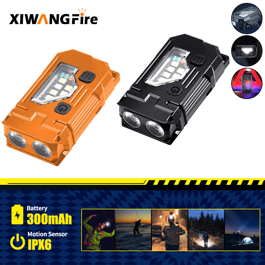 Keychain Flashlight - Mini lampe torche EDC porte-clés -