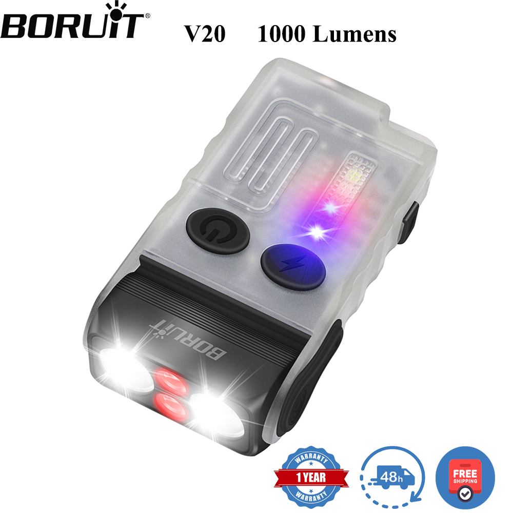 BORUiT V20 Lampe torche LED ED - Keychain Flashlight avis et prix