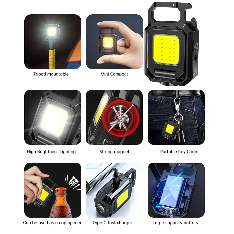 Mini lampes de poche LED recha - Keychain Flashlight avis et prix