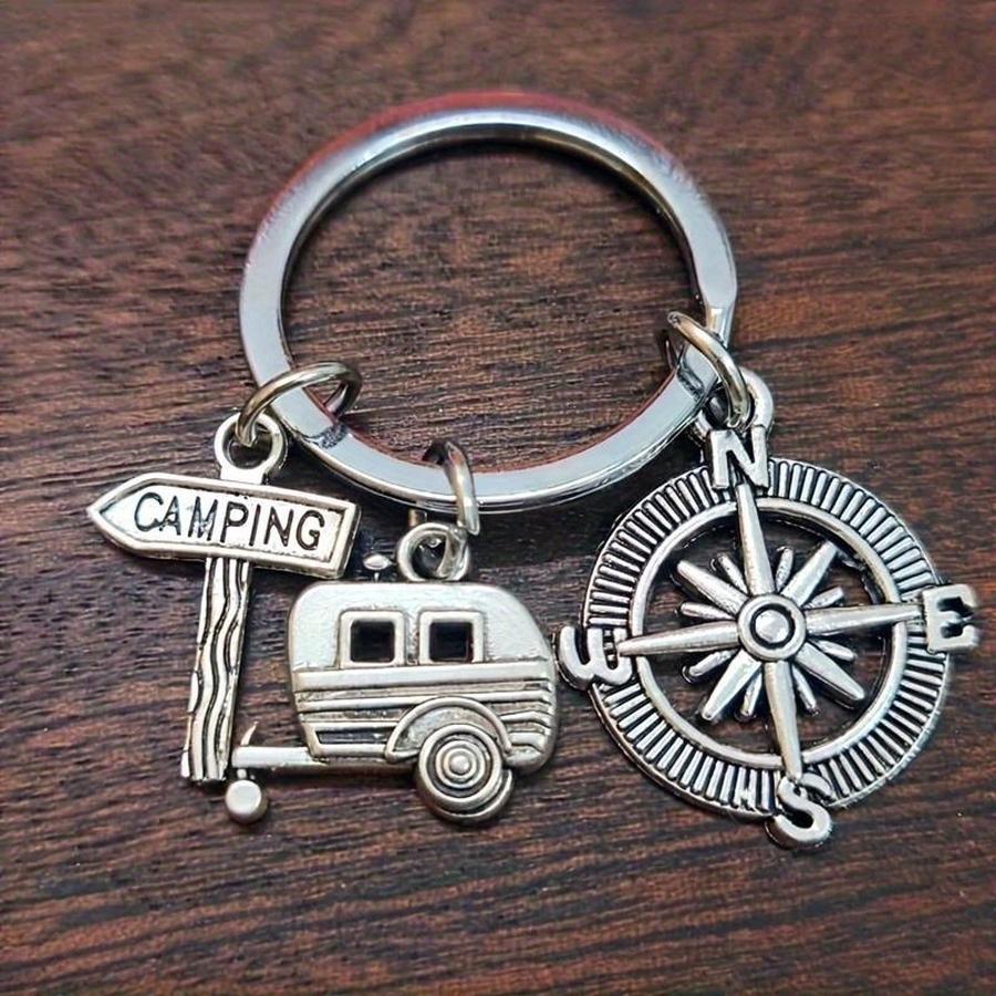 1/5/10/20/50/100 pièces Porte- - Compass Keychain Mini avis et prix