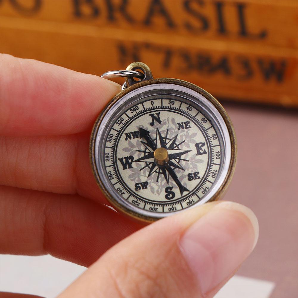 Porte-clés vintage en alliage  - Compass Keychain Mini avis et prix
