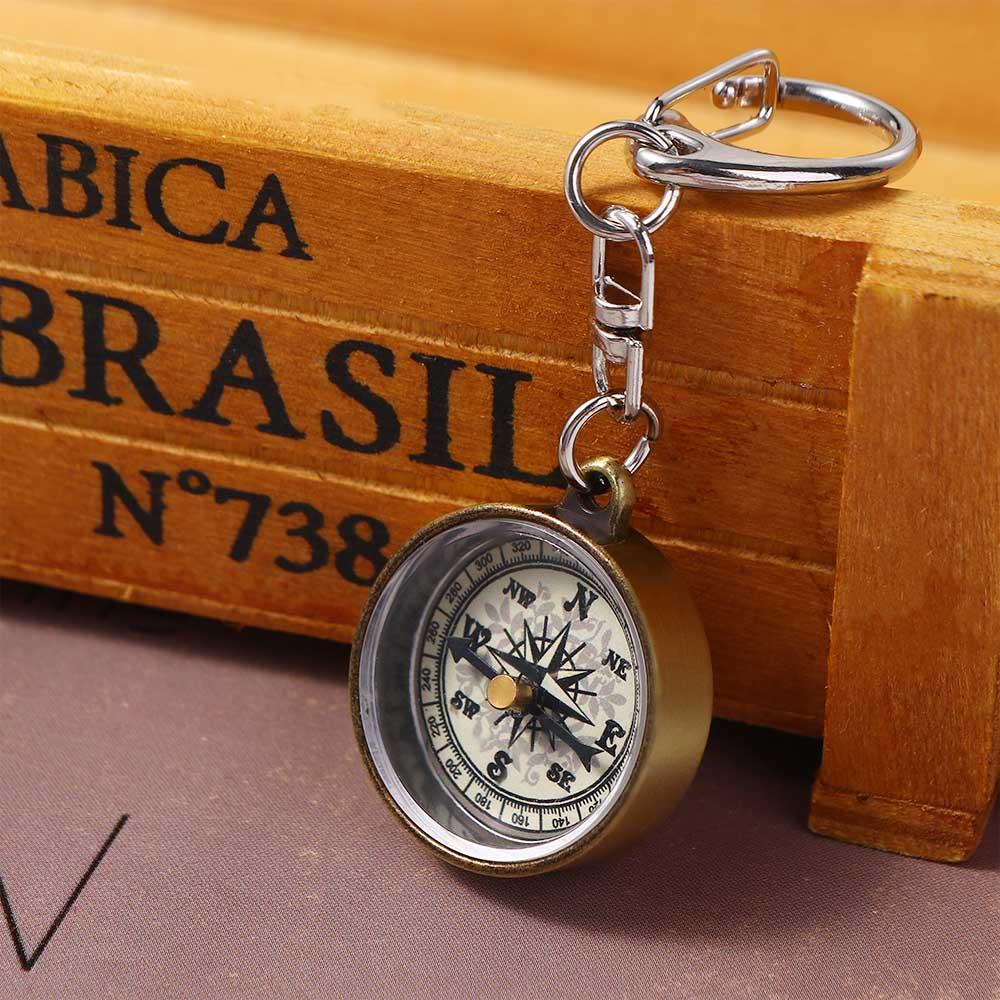 Porte-clés vintage en alliage  - Compass Keychain Mini avis et prix
