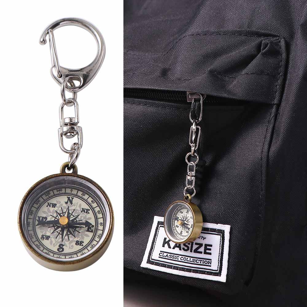 Mini boussole de poche portabl - Compass Keychain Mini avis et prix