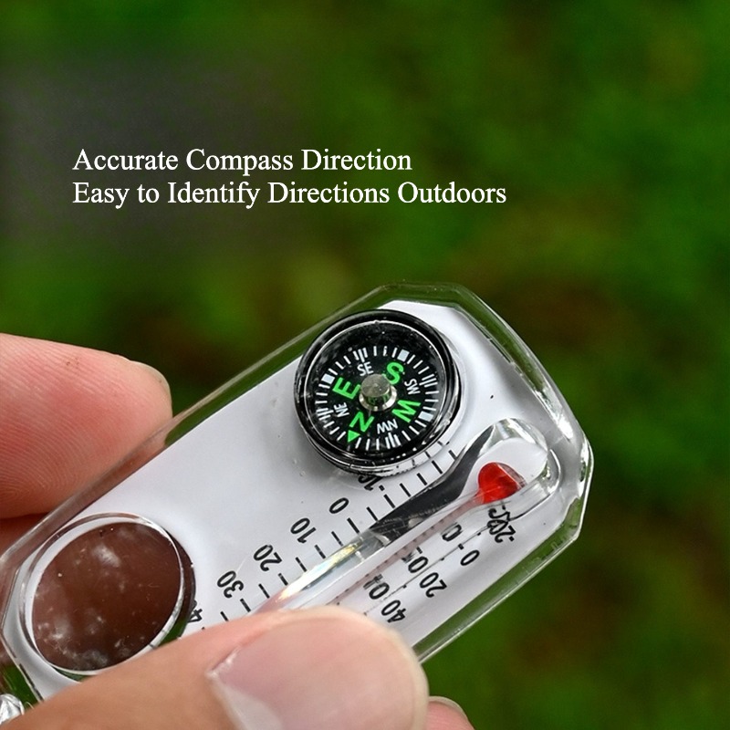Boussole de survie en plein ai - Compass Keychain Mini avis et prix